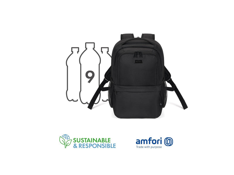 Dicota Eco Core Rucksack für Laptop 17.3" | Schwarz