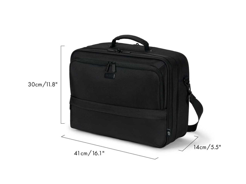 Dicota Eco Multi Twin Core Laptop-Tasche für Laptop 16" | Schwarz