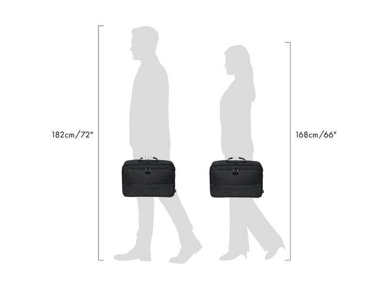 Dicota Eco Multi Twin Core Laptop-Tasche für Laptop 16" | Schwarz