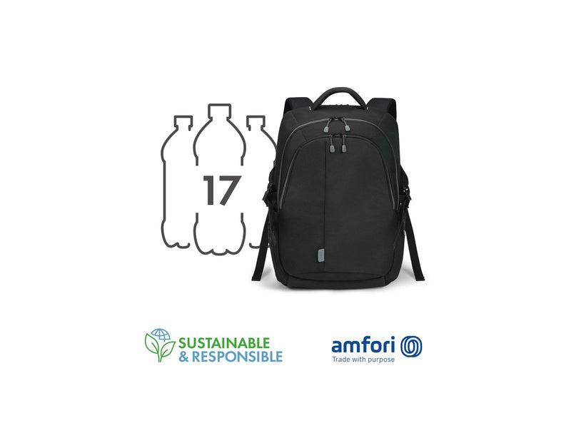 Dicota Eco Rucksack für Laptop 17.3" | Schwarz