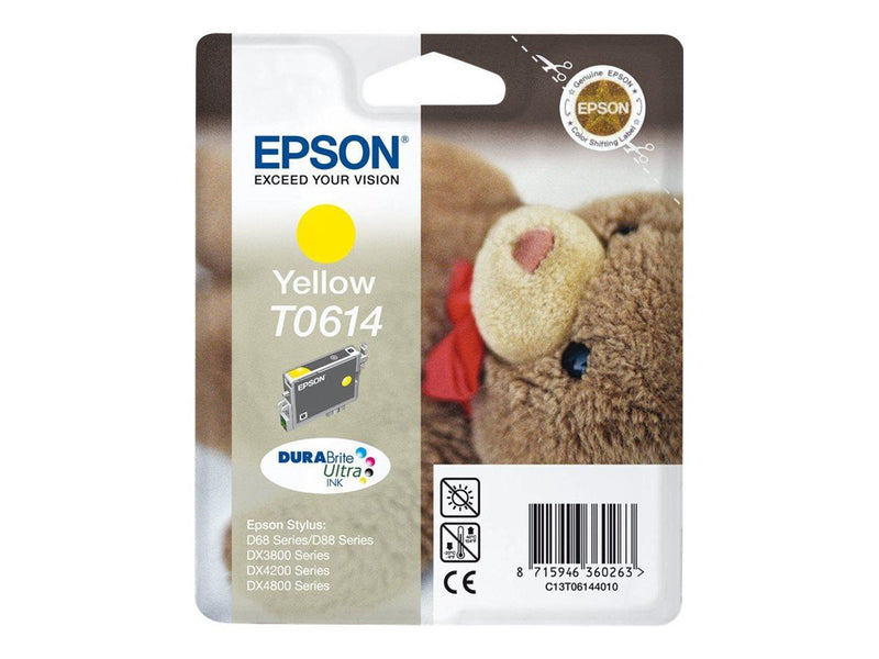 Epson T0614 - yellow - original - ink cartridge - Tintenpatrone Gelb