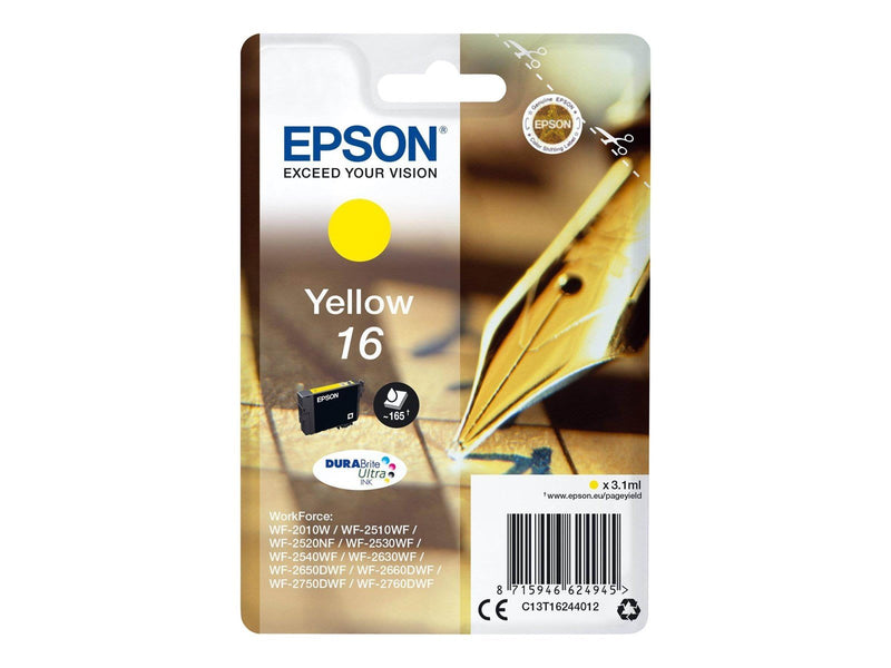 Epson 16 - yellow - original - ink cartridge - Tintenpatrone Gelb