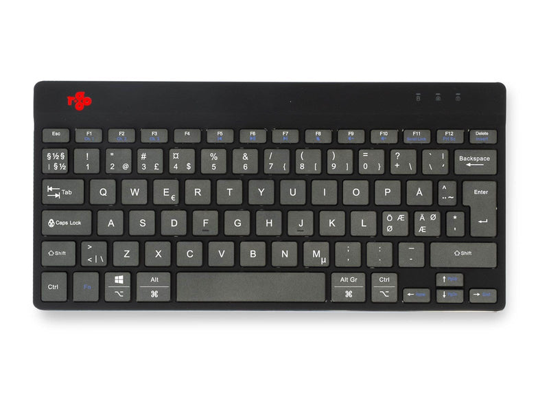R-Go Tools R-Go Compact Break - keyboard - with integrated break indicator - QWERTY - Nordic - black Input Device - Tastaturen -