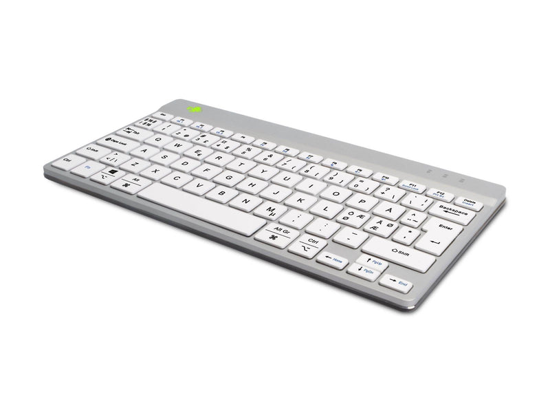 R-Go Tools R-Go Compact Break - keyboard - with integrated break indicator - QWERTY - Nordic - white Input Device - Tastaturen -