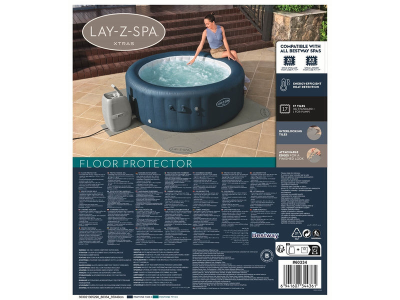 Bestway Lay-Z-Spa - Floor Protector - 77"x77"/1.96m x 1.96m