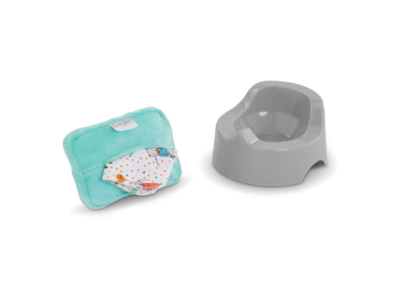 Corolle Mon Premier Poupon - Baby Potty with Wipes