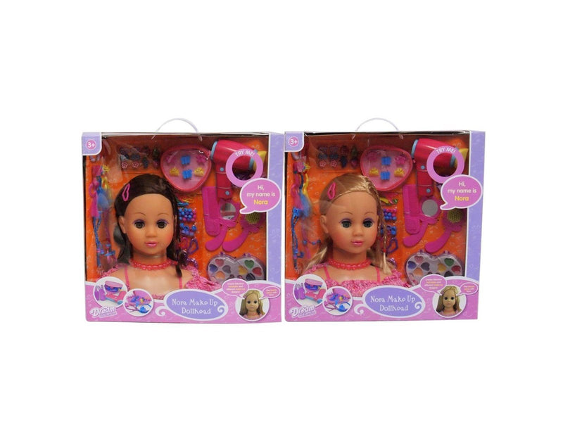 Nora Make-Up Dollhead 2 asst.