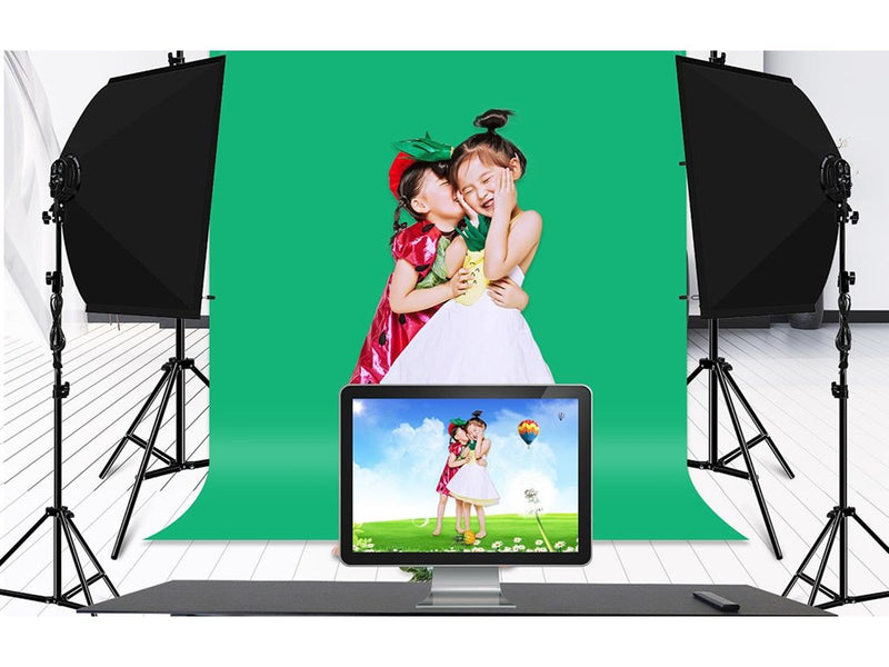 Puluz Photo studio background support  2x2m + Backdrops 3 pcs PKT5204
