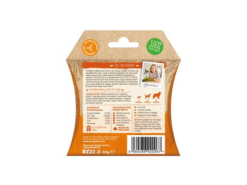 Soopa - Healthy Bites Carrot & Pumpkin 50g