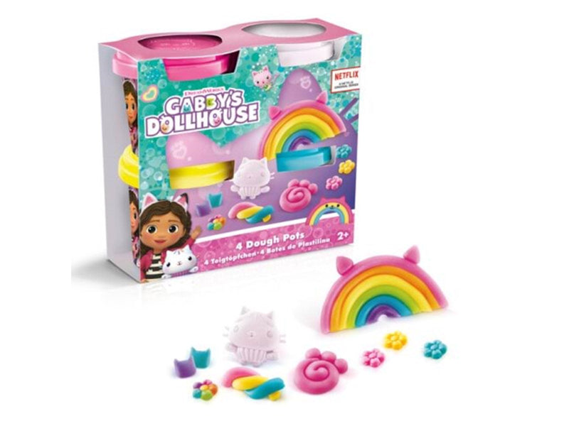 Gabby's Dollhouse Knete 4-Pack