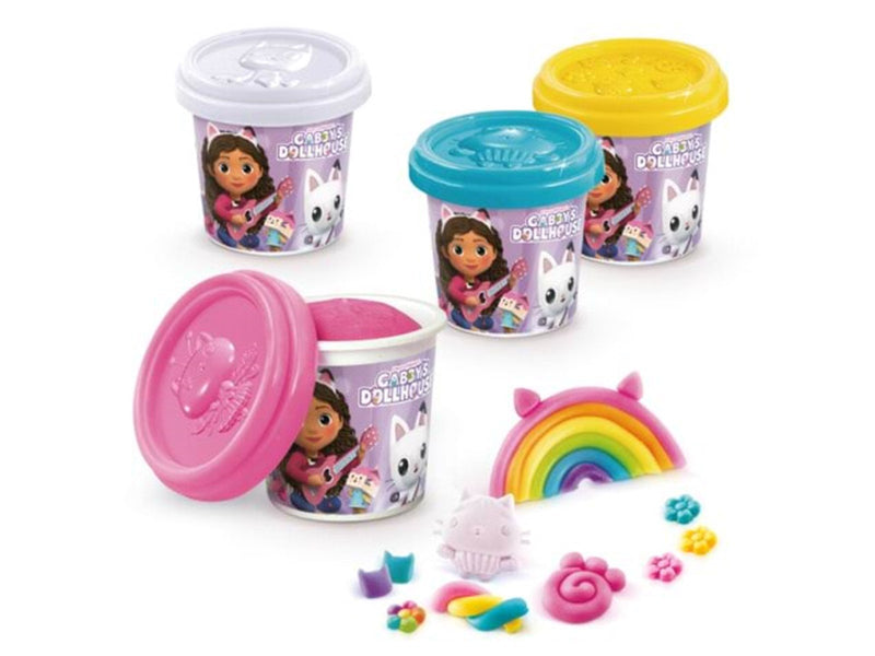 Gabby's Dollhouse Knete 4-Pack