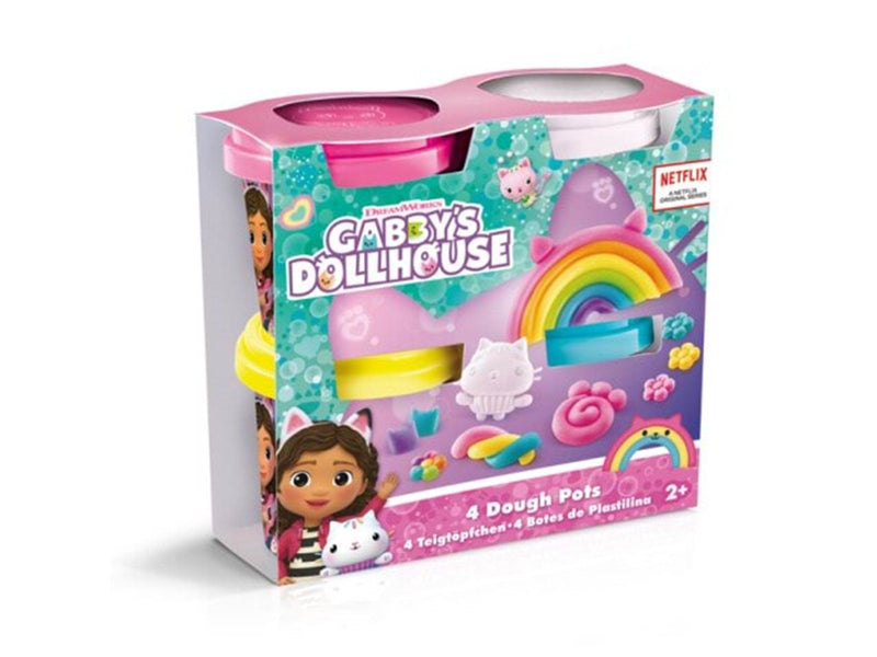 Gabby's Dollhouse Knete 4-Pack