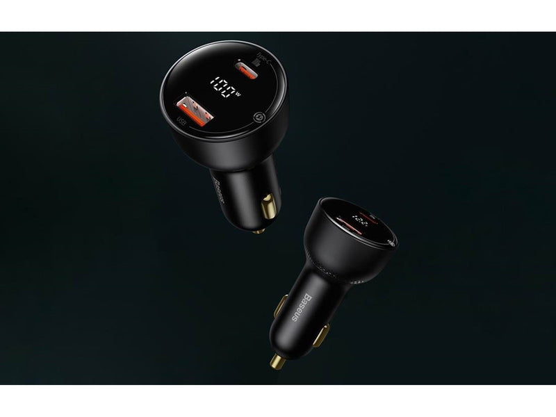 Baseus Car charger  Superme USB USB-C 100W (black)