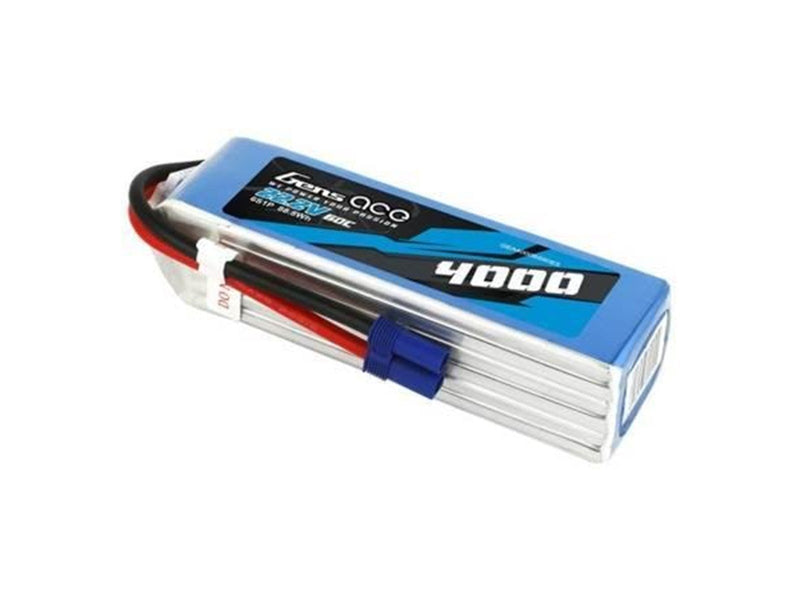 Gens ace &Tattu Gens Ace 4000mAh 22.2V 60C 6S1P EC5 battery