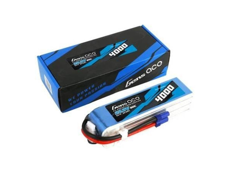 Gens ace &Tattu Gens Ace 4000mAh 22.2V 60C 6S1P EC5 battery