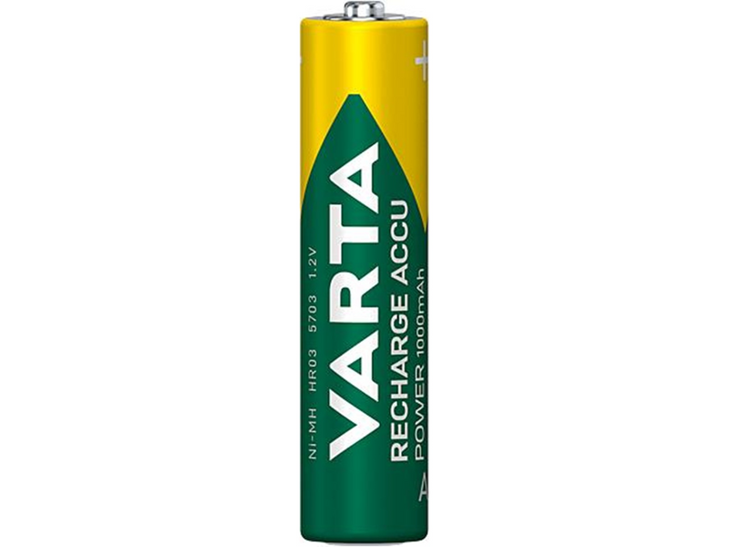 VARTA Recharge Charge Accu Power AAA 1000mAh 4 Pack (3+1
