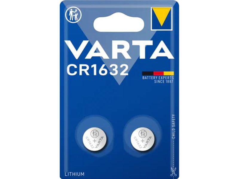 VARTA CR1632 Lithium Coin 2 Pack (B)