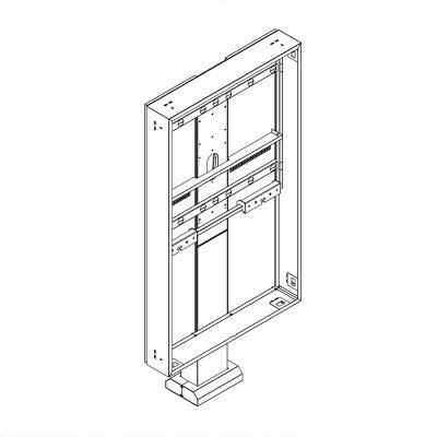 Hagor ScreenOut® OH 85 Portrait Outdoorstele für Samsung OH 85 Serie