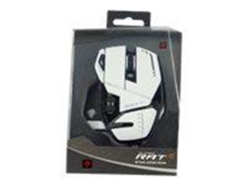 Mad Catz R.A.T.6+ - mouse - USB - white - Maus (Weiß)