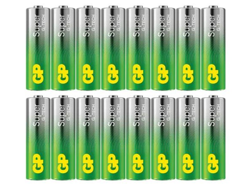GP Battery Super Alkaline AA/LR6 16-pack