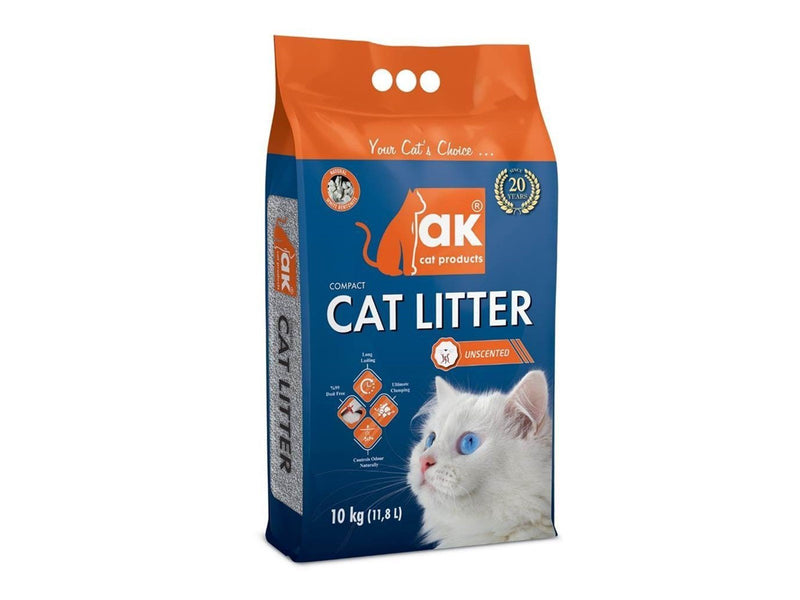 AK - Cat litter without scent  10 kg - (54997)