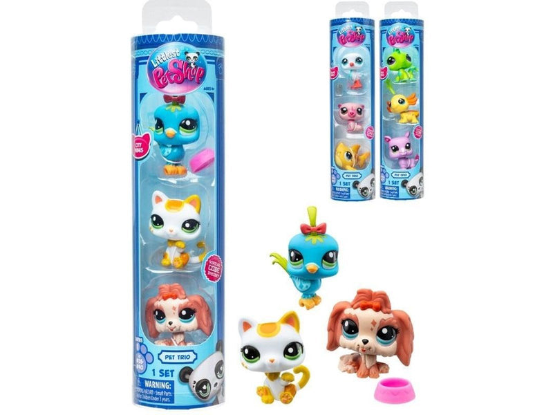Littlest Pet Shop  PET TRIO IN TUBE ASS