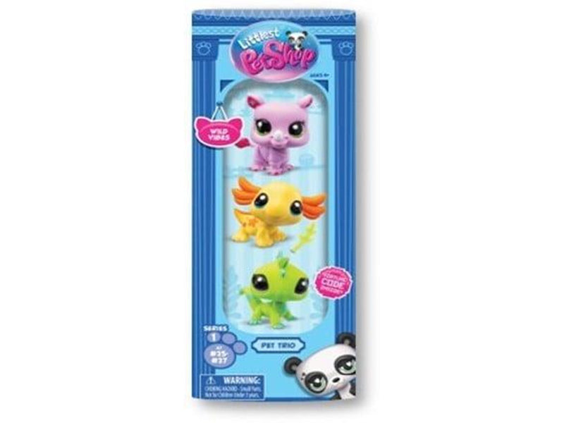 Littlest Pet Shop  PET TRIO IN TUBE ASS