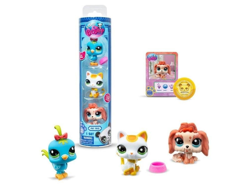 Littlest Pet Shop  PET TRIO IN TUBE ASS