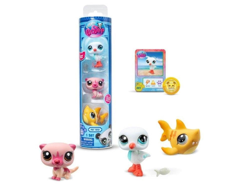 Littlest Pet Shop  PET TRIO IN TUBE ASS