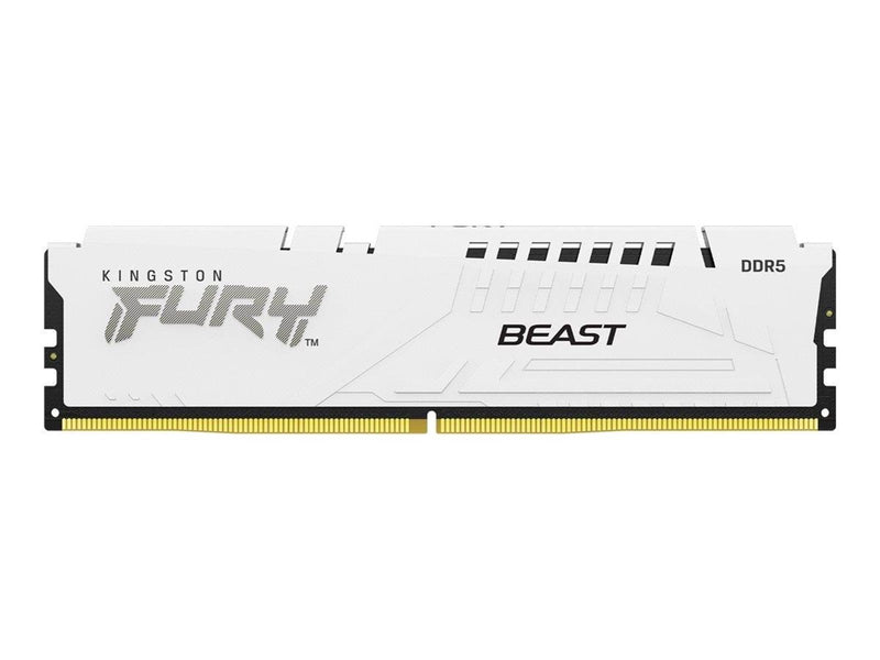 Kingston FURY Beast DDR5-6000 - 32GB - CL30 - Single Channel (1 pcs) - AMD EXPO & Intel XMP - Weiß