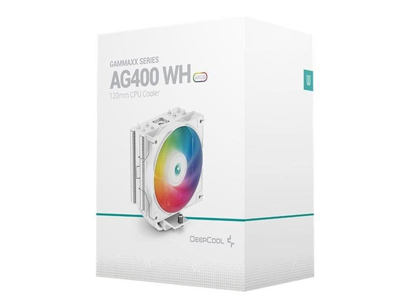 DeepCool AG400 WH ARGB - CPU-Luftkühler - Max 31 dBA