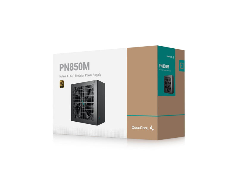 DeepCool PN750-M Netzteile - 750 Watt - 120 mm - ATX 3.0 - 80 Plus Gold zertifiziert