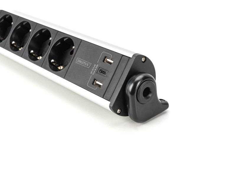 DIGITUS 6-Port Power Strip (with 3x USB Ports)