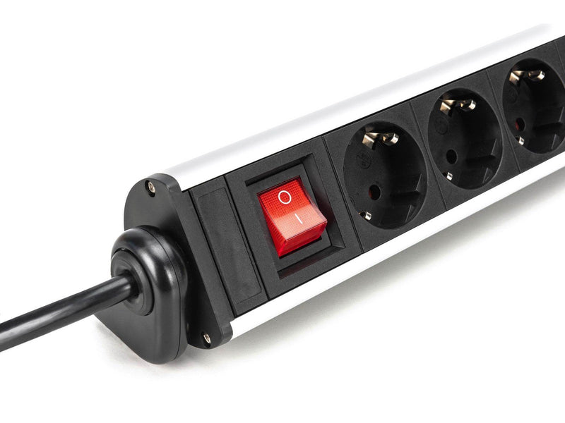 DIGITUS 6-Port Power Strip (with 3x USB Ports)