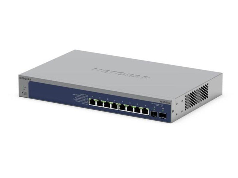 Netgear XS508TM 8-Port 10G/Multi-Gigabit Ethernet Smart Switch 2x 10G SFP+ Ports