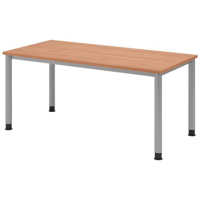 HAMMERBACHER höhenverstellbarer Schreibtisch VHS16/N/S nussbaum