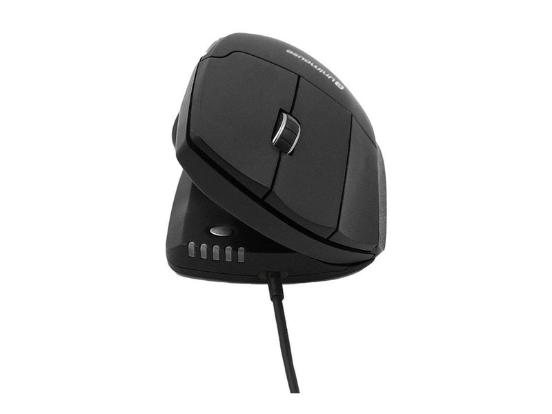 Contour Unimouse - mouse - USB-C - black - Left-handed - Maus (Schwarz)