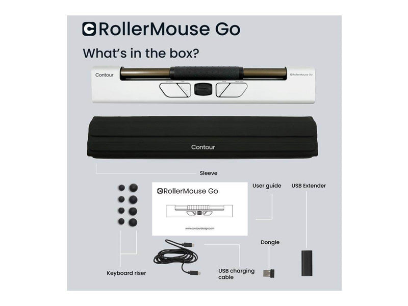 Contour RollerMouse go - Zentrales Zeigegerät ()
