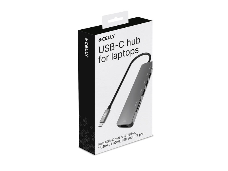 CELLY PROHUB7IN1 - USB-C Adapter 7in1 [SMART WORKING]