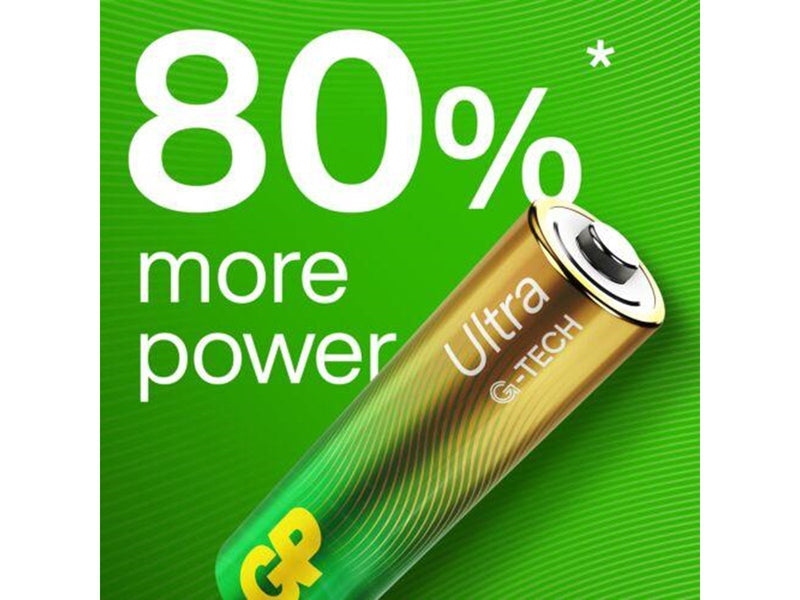 GP Battery Ultra Alkaline AA/LR6 8-pack