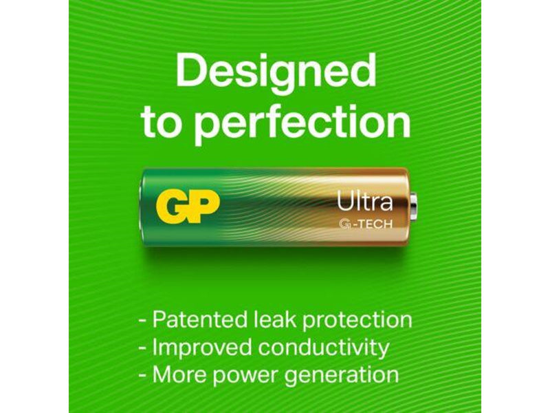 GP Battery Ultra Alkaline AA/LR6 8-pack