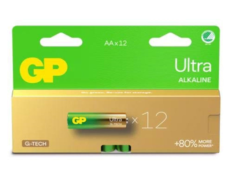 GP Battery Ultra Alkaline AA/LR6 12-pack
