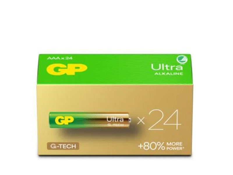 GP Battery Ultra Alkaline AAA/LR03 24-pack