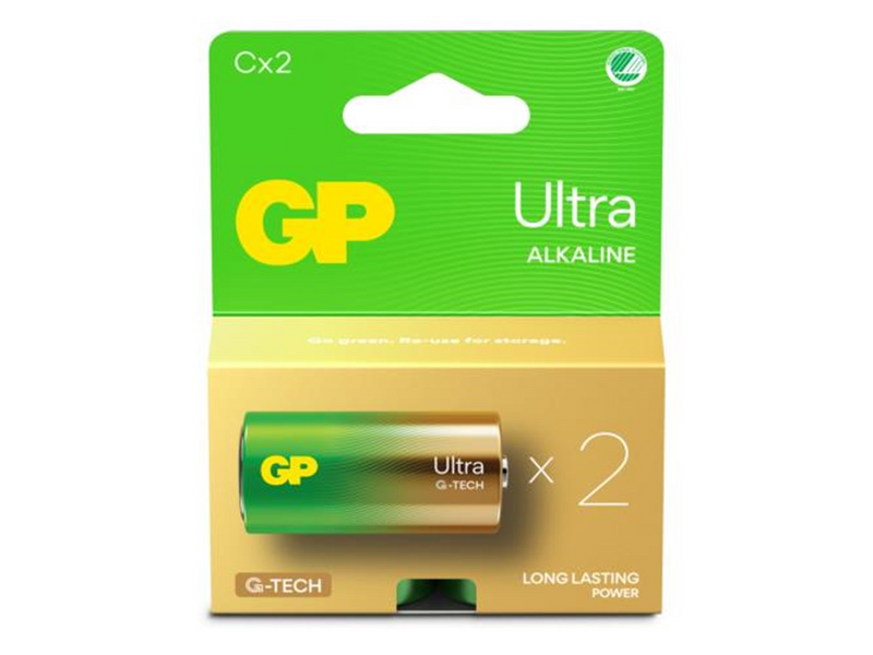 GP Battery Ultra Alkaline C/LR14 2-pack