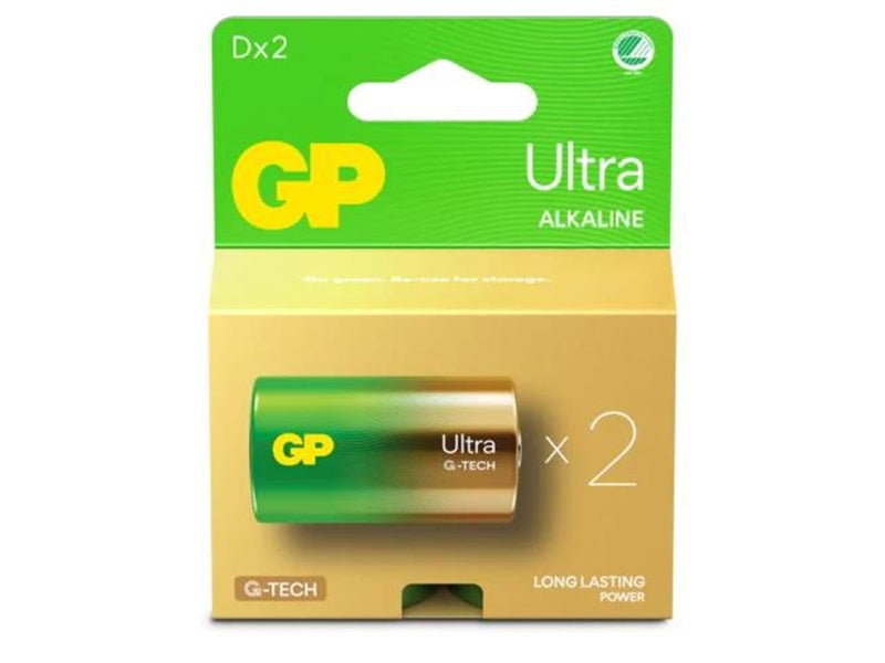 GP Battery Ultra Alkaline D/LR20 2-pack