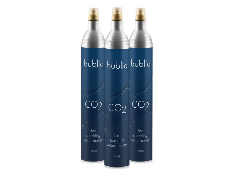 Bubliq 3 x CO2 cylinder 450 g