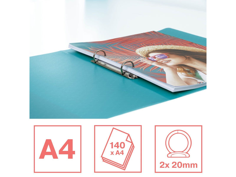 Esselte  Colour'Breeze Ringbuch (2-Rund-Ring) Blau