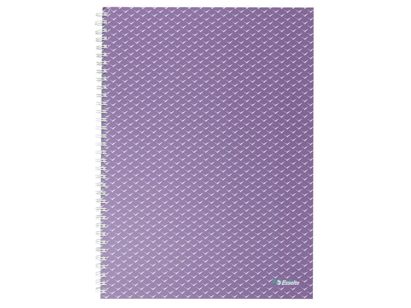Esselte  Colour'Breeze A4 Collegeblock kariert, Spiralbindung Lavendel