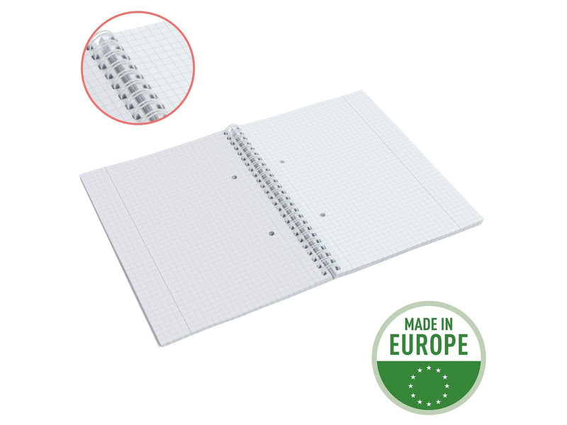 Esselte  Colour'Breeze A5 Collegeblock kariert, Spiralbindung Blau
