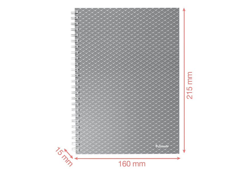 Esselte  Colour'Breeze A5 Collegeblock kariert, Spiralbindung Blau